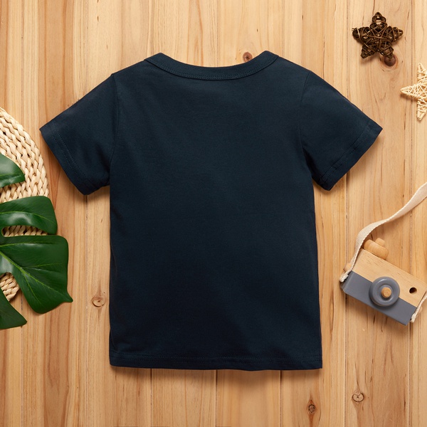 Spaceship Print Short-sleeve Tee