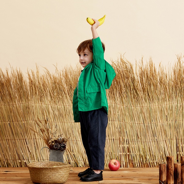 Baby / Toddler Stylish Solid Hooded Coat