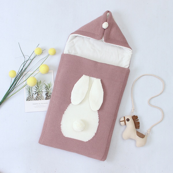 by Boy Girl Newborn Swaddle Rabbit Design Winter Sleeping Bag