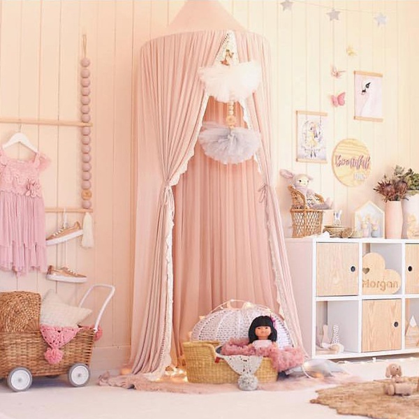 Princess Mosquito Net Bed Canopy for Kids and Baby