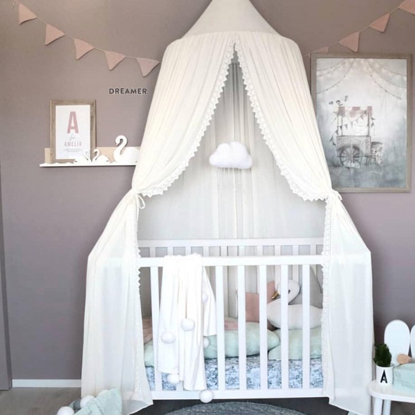 Princess Mosquito Net Bed Canopy for Kids and Baby