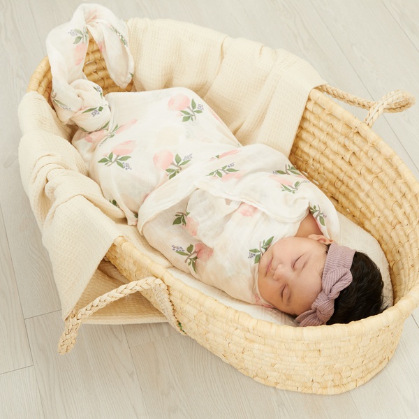 Rose Print Muslin Cotton Blanket