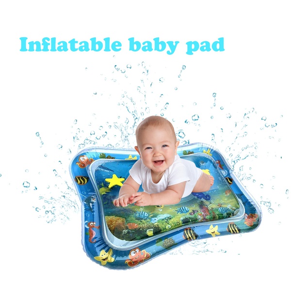 Shark Print Baby Inflatable Water Cushion Play Water pad