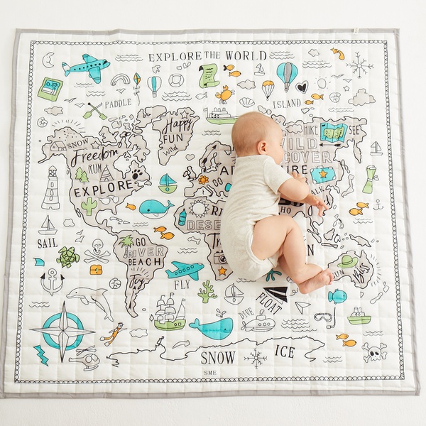 Map Design Play Mat