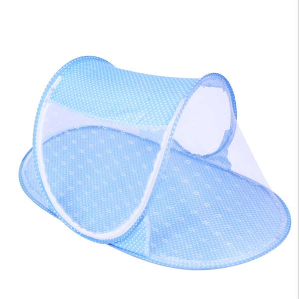 Portable Foldable Dotted Baby Mosquito Net Tent Travel Bed