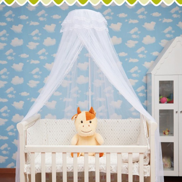 Mosquito Guard Baby Crib Netting with Stents