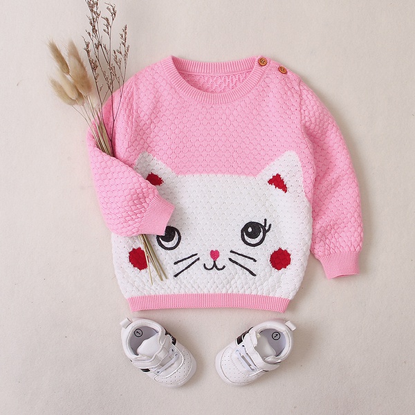 Cat Print Sweater
