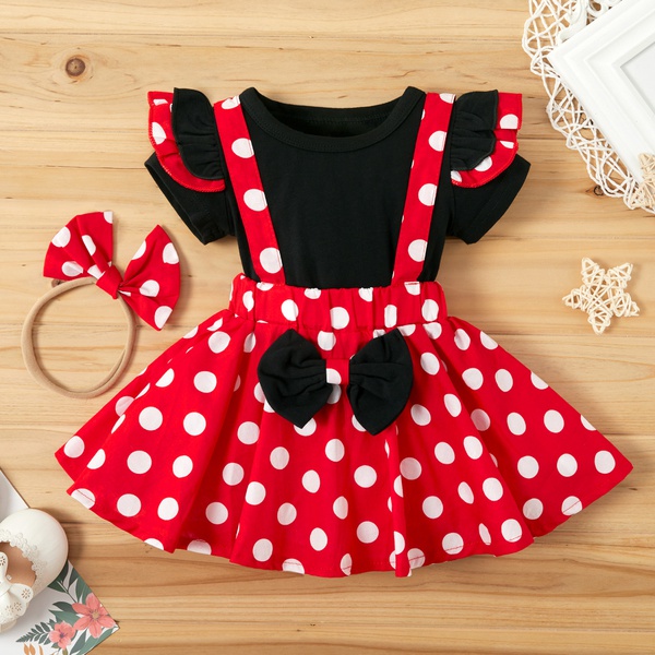 Baby Girl Sweet Polka Dot Dress