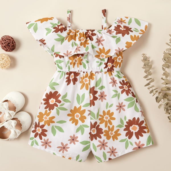 Baby Girl Floral Jumpsuits