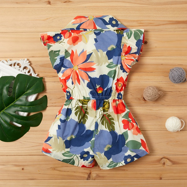 Baby / Toddler Girl Summer Floral Allover Onesies