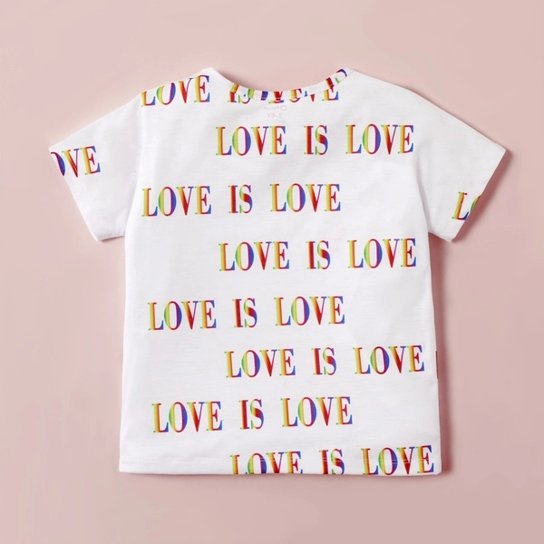 Toddler Pretty Letter Print Tee