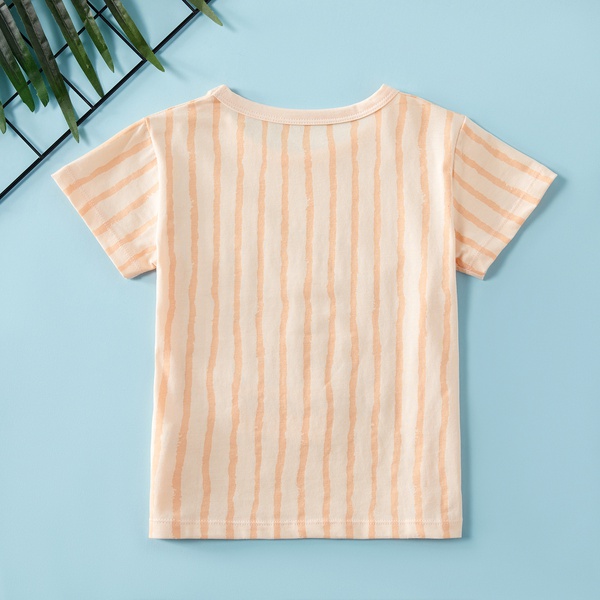 Baby / Toddler Adorable Elephant Print Striped Tee