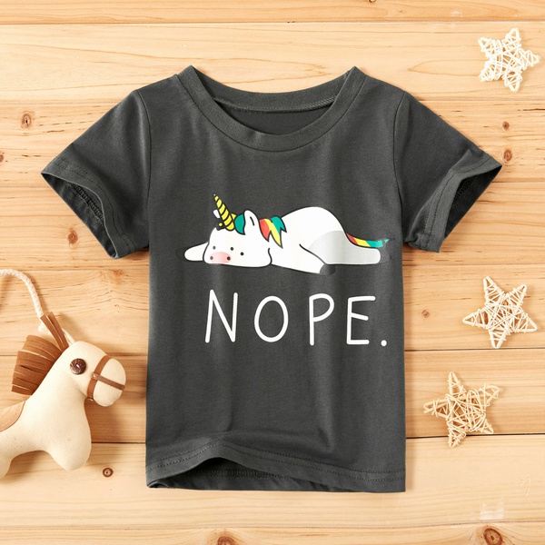 Baby / Toddler Adorable Unicorn Print Tee