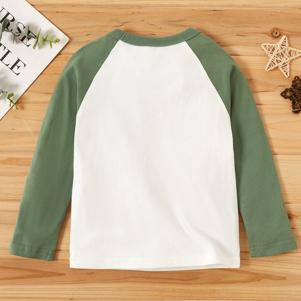 Baby / Toddler Boy Letter Print Long-sleeve Tee