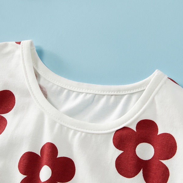 Baby / Toddler Girl Pretty Floral Print Top
