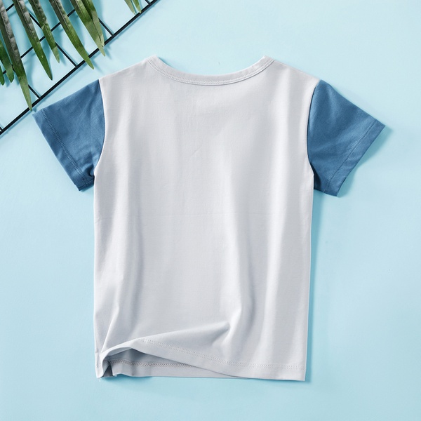 Baby / Toddler Adorable Dog Print Striped Tee