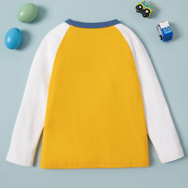 Baby / Toddler Boy Animal Letter Print Long-sleeve Tee