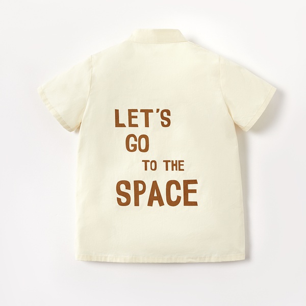 Toddler Boy Stylish Rocket Print Shirt