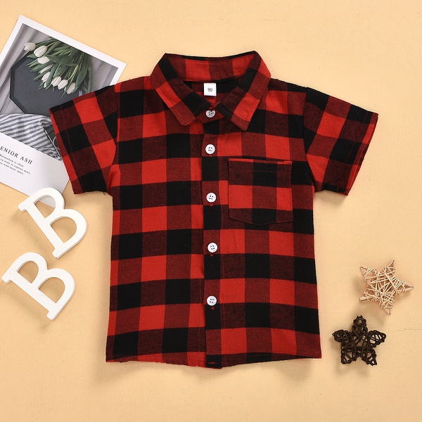 Baby / Toddler Trendy Plaid Shirt