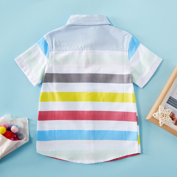 Baby / Toddler Boy Colorblock Striped Shirt