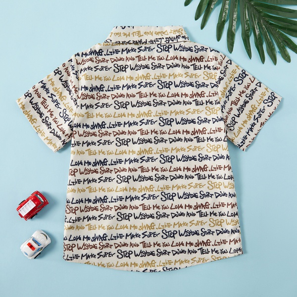 Baby / Toddler Stylish Letter Print Shirt