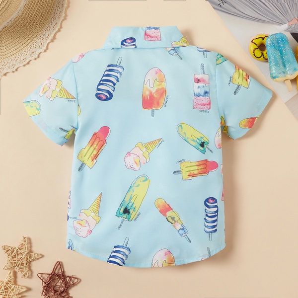 Baby / Toddler Boy Cartoon Icecream Print Shirt