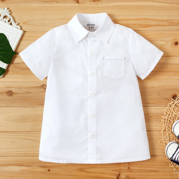 Toddler Boy Dinosaur Letter Print Causal Shirt
