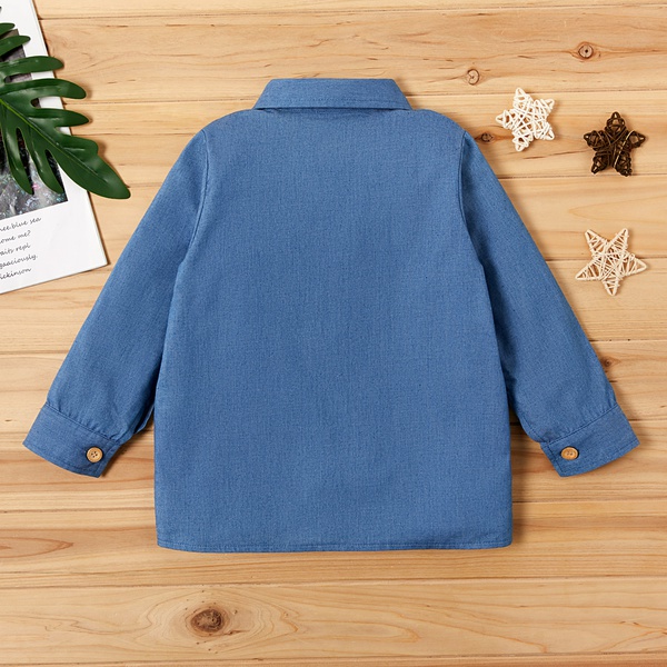 Toddler Girl Adorable Elephant Embroidery Long-sleeve Shirt