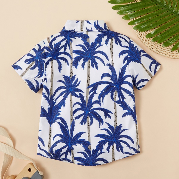 Baby / Toddler Boy Stylish Coconut Tree Print Shirt