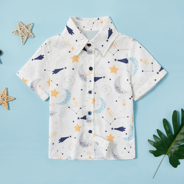 Baby / Toddler Boy Pretty Sky Print Shirt