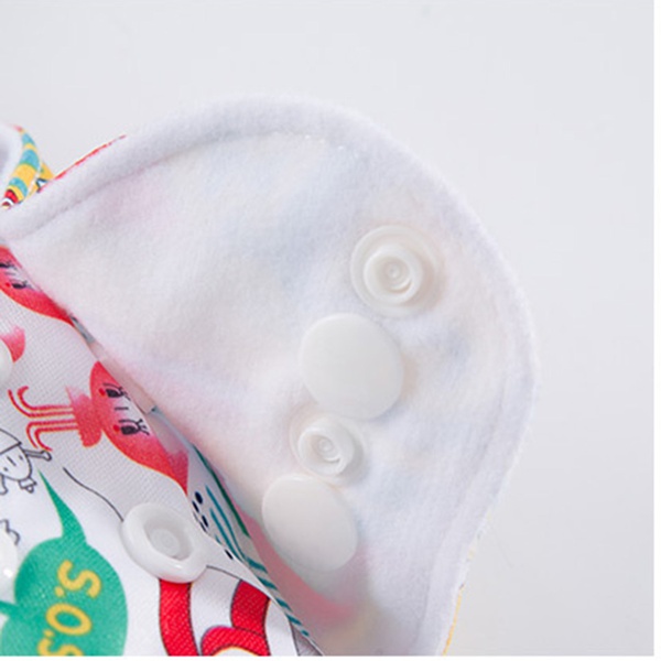 Reusable Washable Adjustable Cartoon Animal Print Cloth Diaper