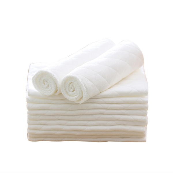 10-pack Washable Three-layer Cotton Cloth Diapers