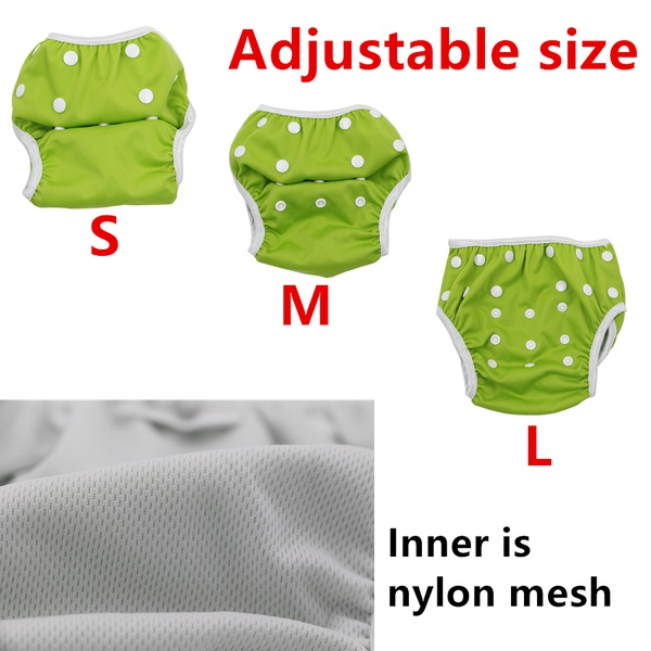 Reusable Adjustable Deer Print Baby Swim Diaper