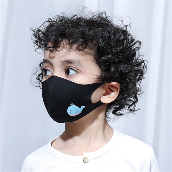 Toddler Boy / Girl Adorable Whale Print Breathable Mask