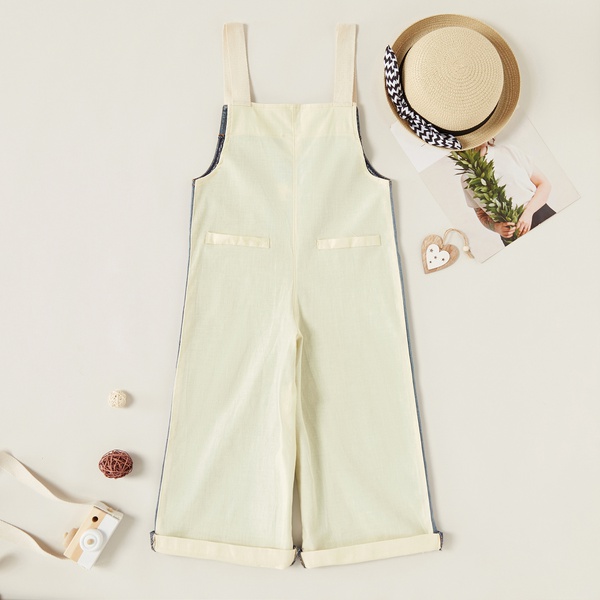 Stylish Denim Strap Pants (No Hat )