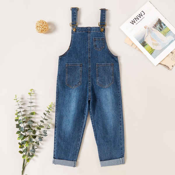 Stylish Casual Denim Overalls