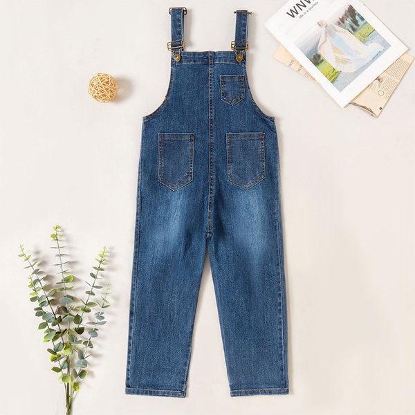 Stylish Casual Denim Overalls