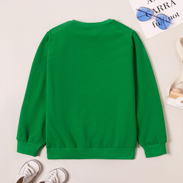 Trendy Crocodile Letter Print Sweatshirt