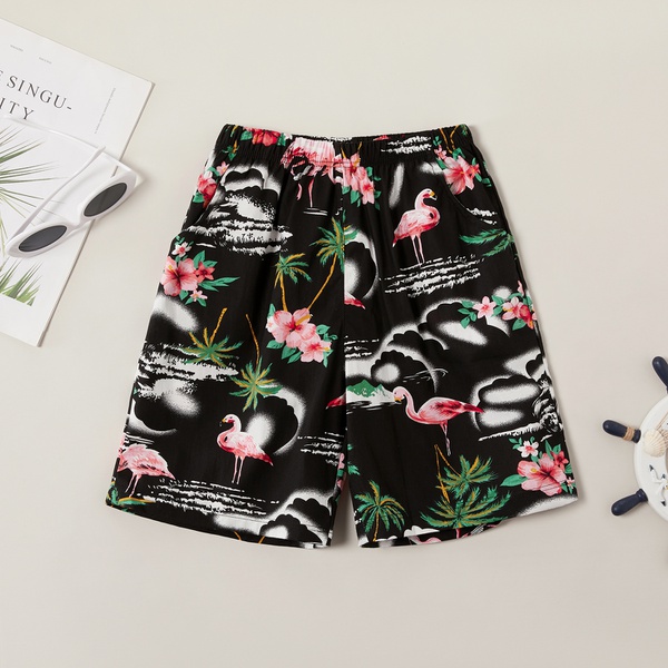 Stylish Flamingo Allover Shorts