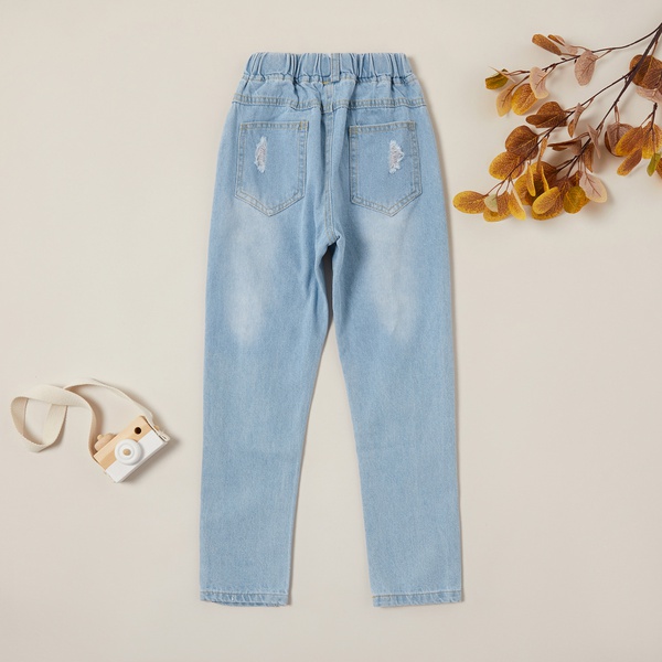 Casual Ripped Denim Jeans