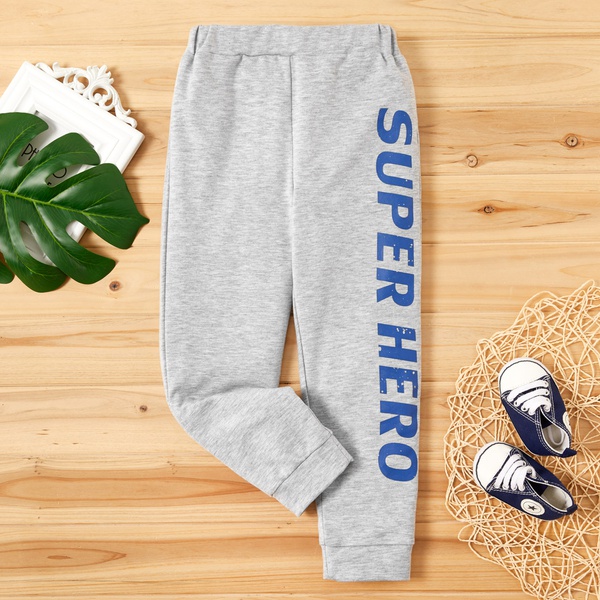 Fashionable Letter Decor Sweatpants