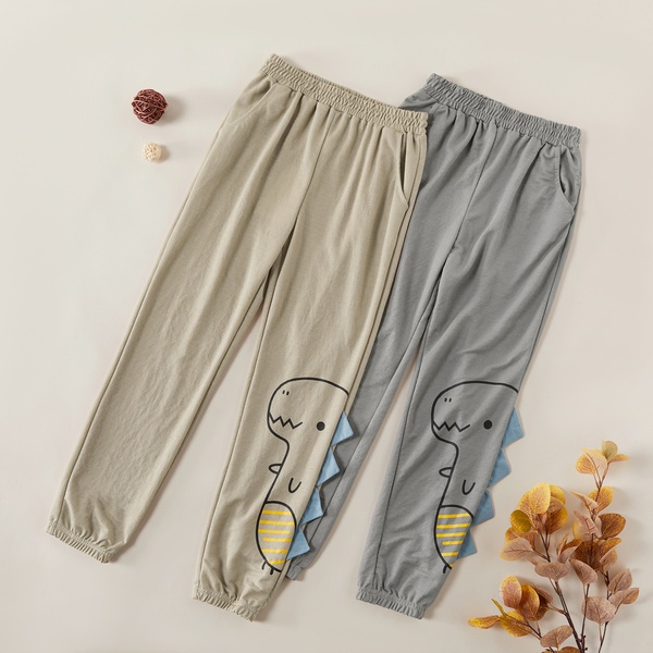 Stylish 3D Cartoon Dinosaur Pants