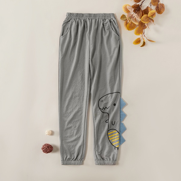 Stylish 3D Cartoon Dinosaur Pants