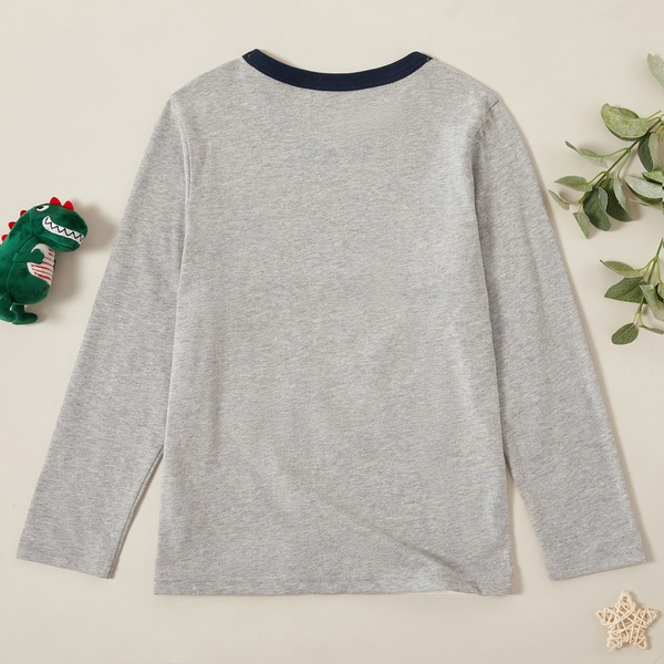 Trendy Cartoon Crane Long-sleeve Tee