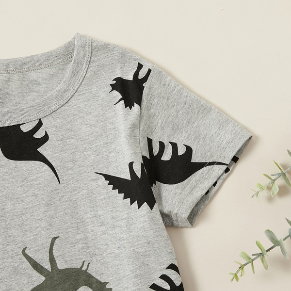 Stylish Dinosaur Allover Print Tee
