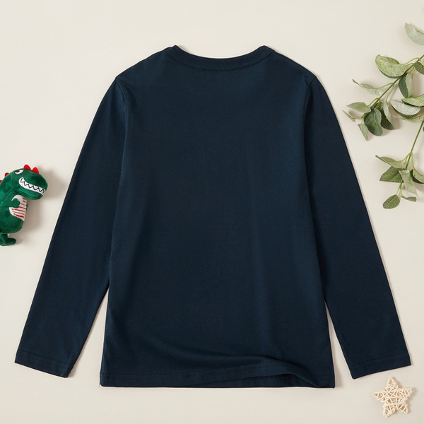 Trendy Crocodile Print Long-sleeve Tee
