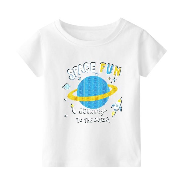 Trendy Space JOURNEY TO THE OUTER Print Tee