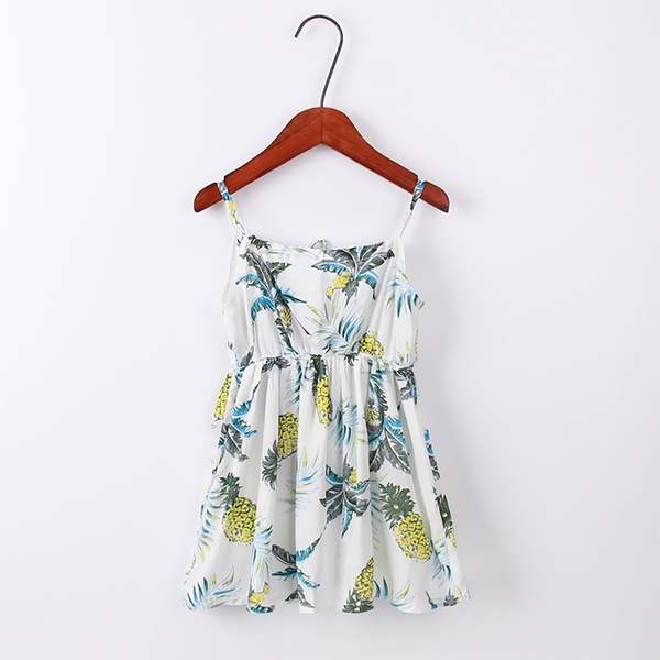 Pineapple Printed Dress for Kid