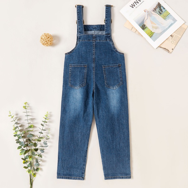Stylish Casual Denim Overalls