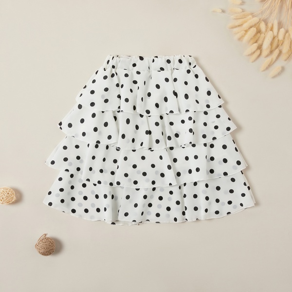 Fashionable Polka Dots Cake Skirt